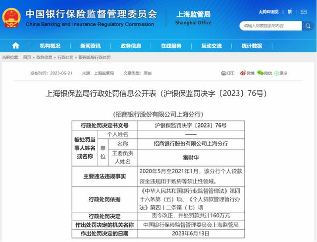 招商银行内控踩雷再收千万罚单 业绩掉队且地产风险持续暴露 房地产业 内控管理 招行 行业新闻 第2张 招商银行内控踩雷再收千万罚单 业绩掉队且地产风险持续暴露 房地产业 内控管理 招行 行业新闻 第2张