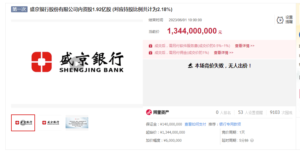 ‘’火爆”拍卖的银行股权，多少“悲欢”在其中