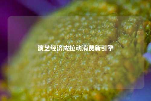 演艺经济成拉动消费新引擎
