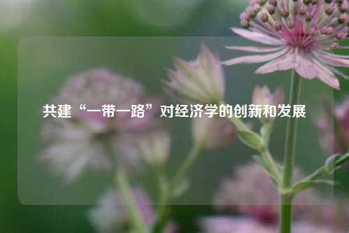 共建“一带一路”对经济学的创新和发展