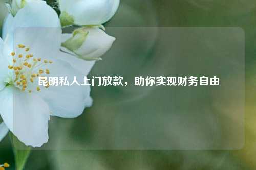 昆明私人上门放款，助你实现财务自由