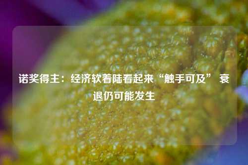 诺奖得主：经济软着陆看起来“触手可及” 衰退仍可能发生