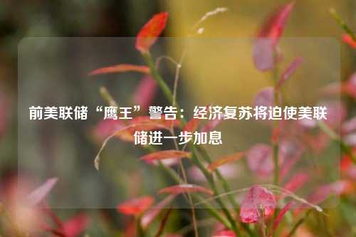 前美联储“鹰王”警告：经济复苏将迫使美联储进一步加息