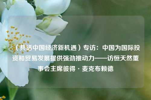 （共话中国经济新机遇）专访：中国为国际投资和贸易发展提供强劲推动力——访恒天然董事会主席彼得·麦克布赖德